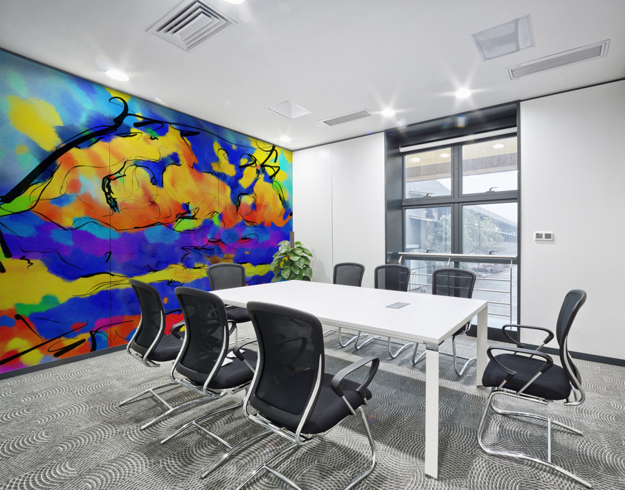 Abstract line art the 1st horizontal Wall Printing