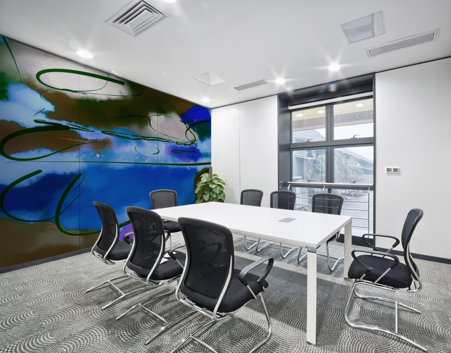 Abstract line art the 18th  version 2 vertical Wall Printing