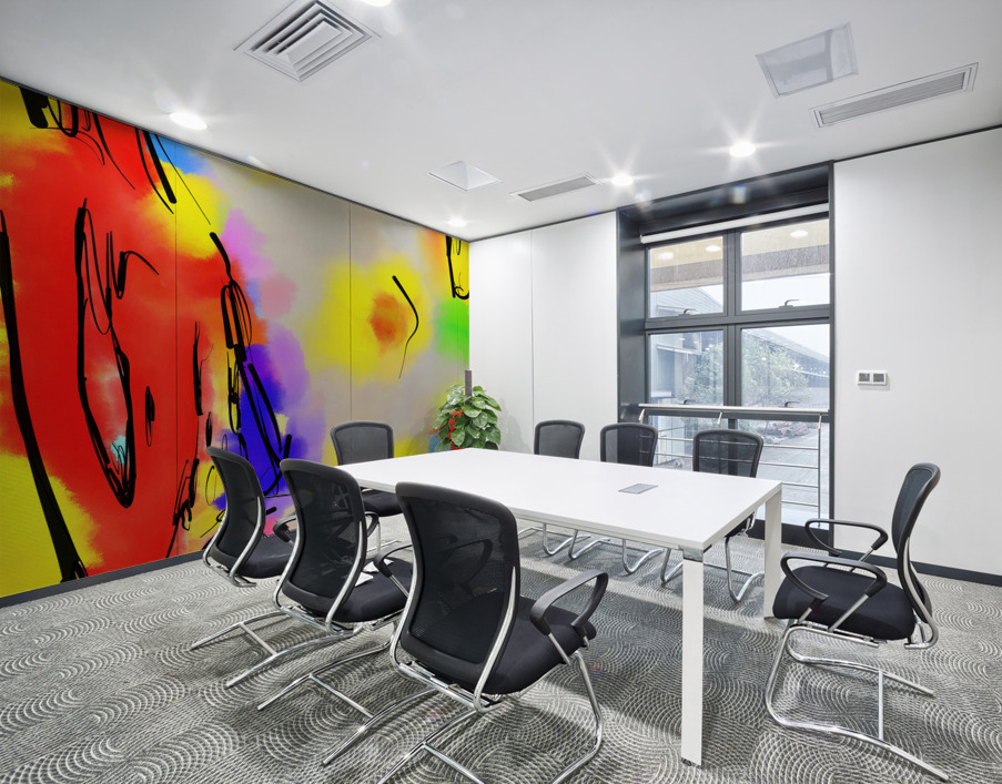 Abstract line art the 20th  version 1 vertical Wall Printing