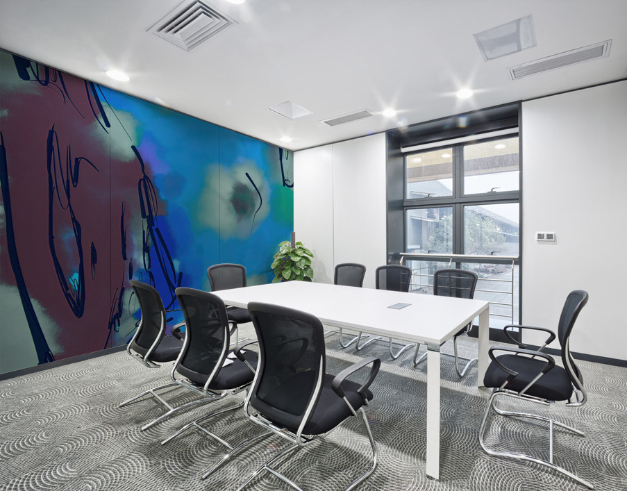 Abstract line art the 20th version 2 vertical Wall Printing