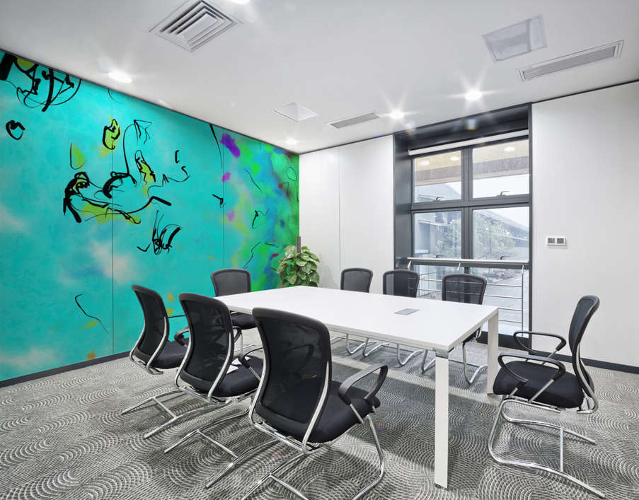 Abstract line art the 3rd vertical Wall Printing