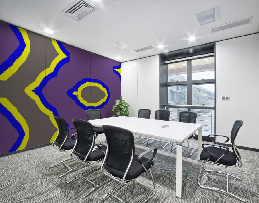 Blue angel art abstract design 3 Wall Printing