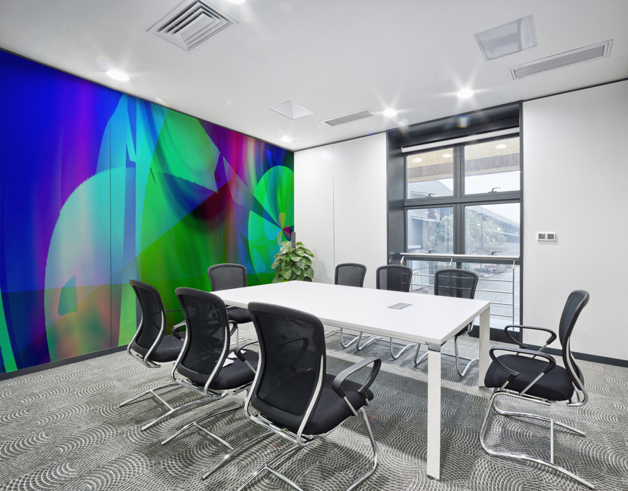 Blue angel art abstract design 41 Wall Printing