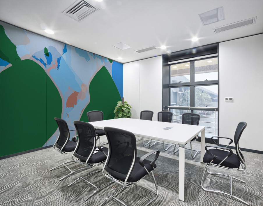 Blue angel art abstract design 12 Wall Printing