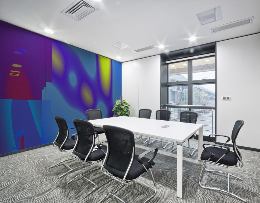 Blue angel art abstract design 43 Wall Printing