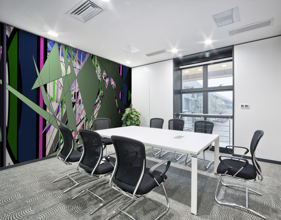 Blue angel art abstract design 16 Wall Printing