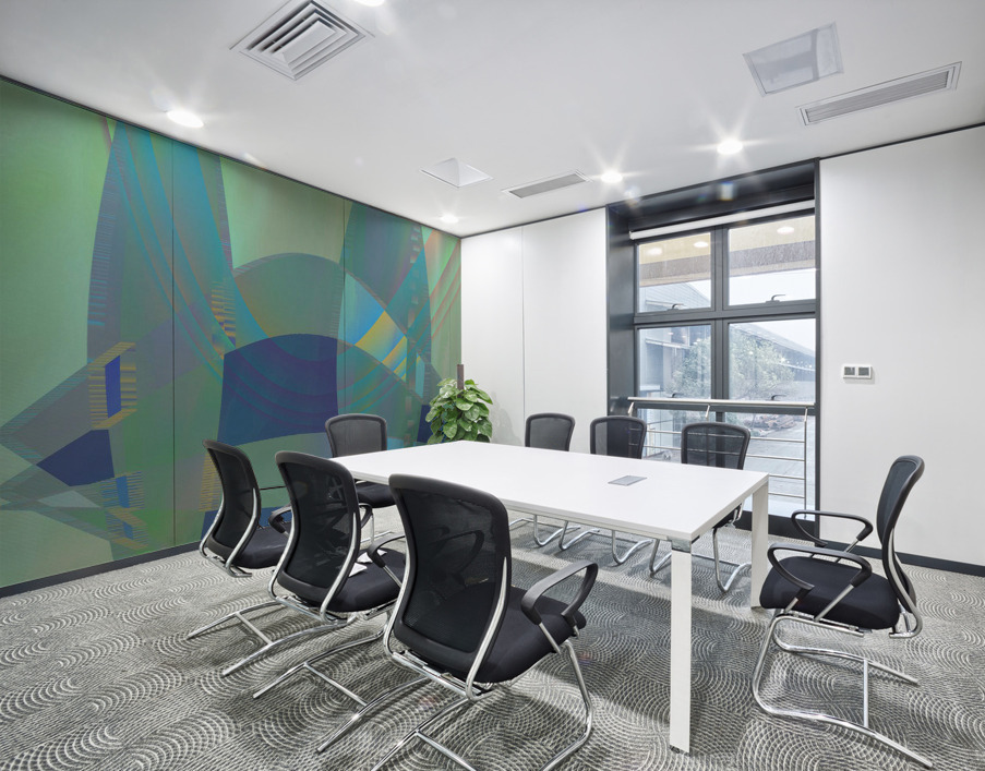 Blue angel art abstract design 7 Wall Printing