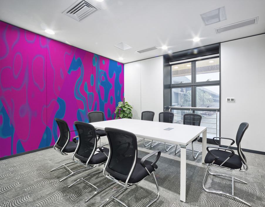 Blue angel art abstract design 2 Wall Printing