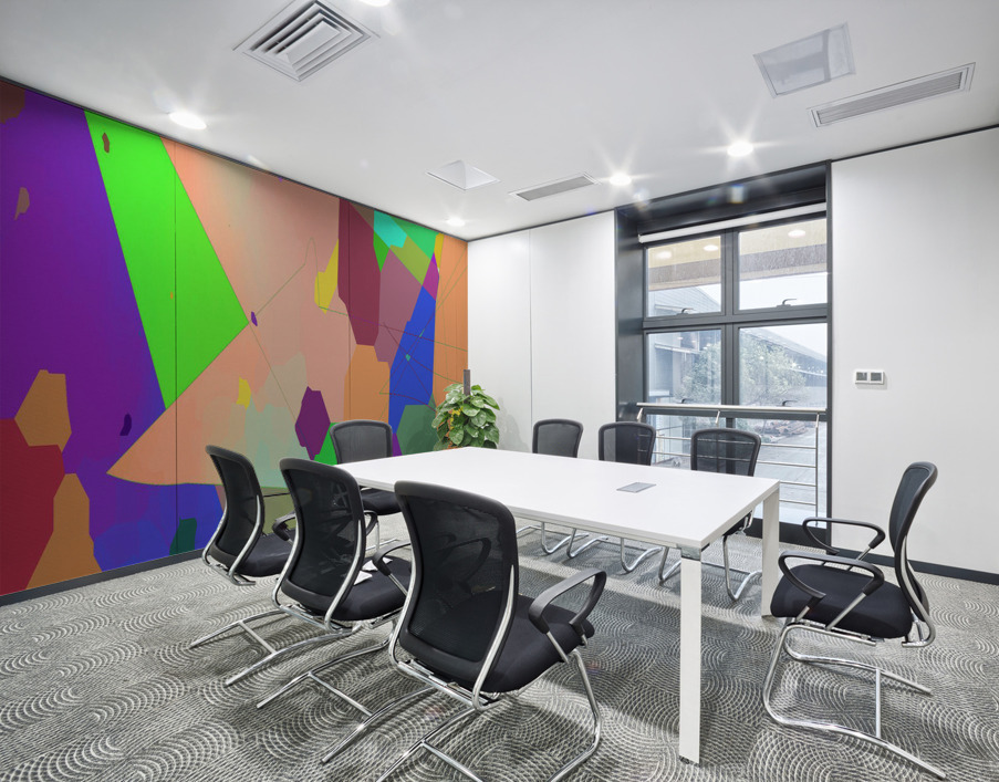 Blue angel art abstract design 1 Wall Printing