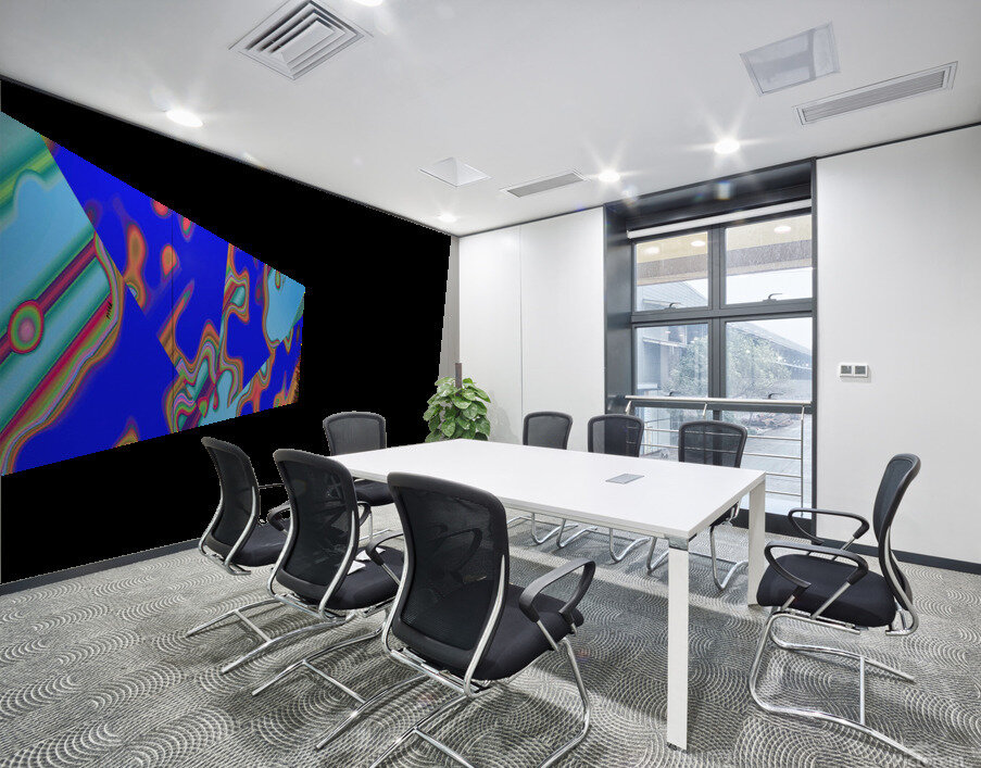 Blue angel art abstract design 33 Wall Printing