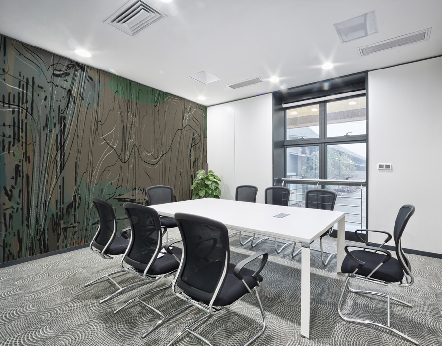 Blue angel art abstract design 21 Wall Printing