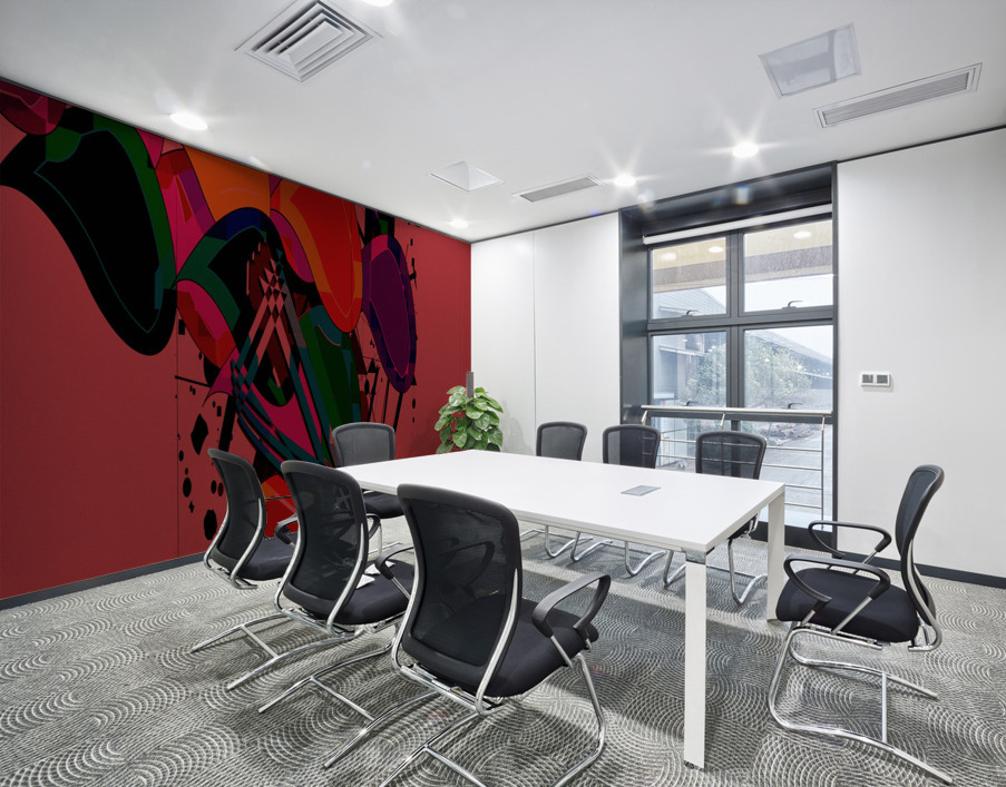 Blue angel art abstract design 68 Wall Printing