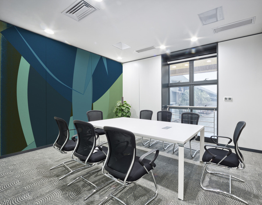 Blue angel art abstract design 100 Wall Printing