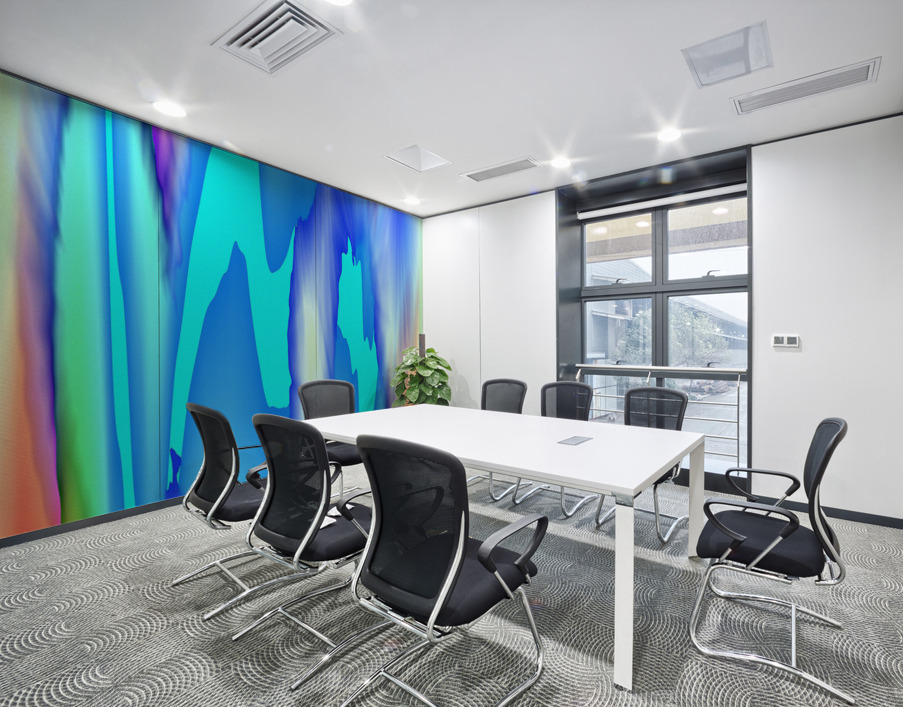 Blue angel art abstract design 51 Wall Printing