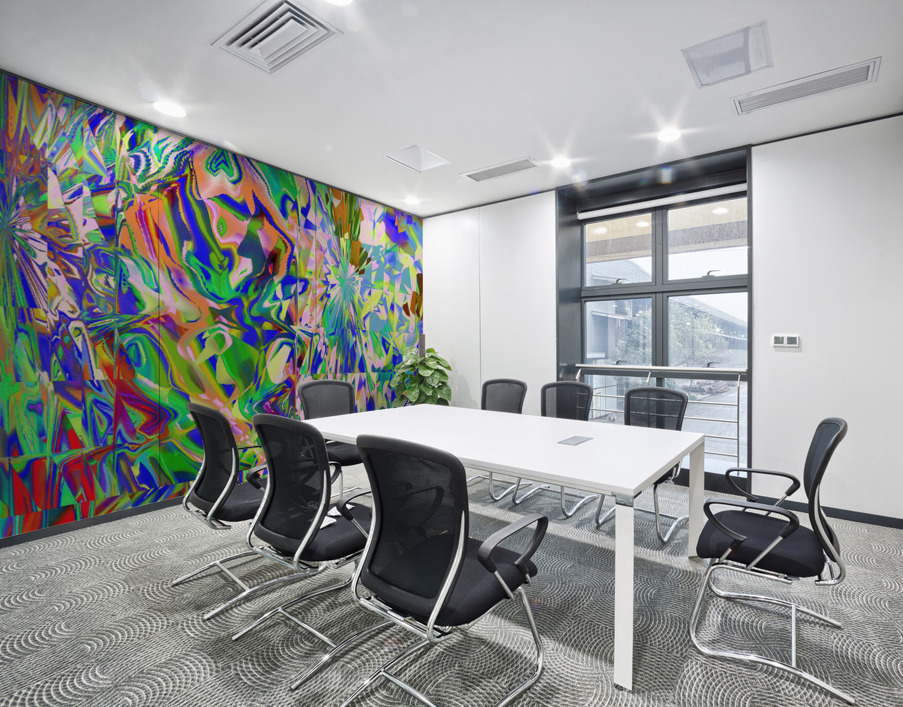 Blue angel art abstract design 89 Wall Printing