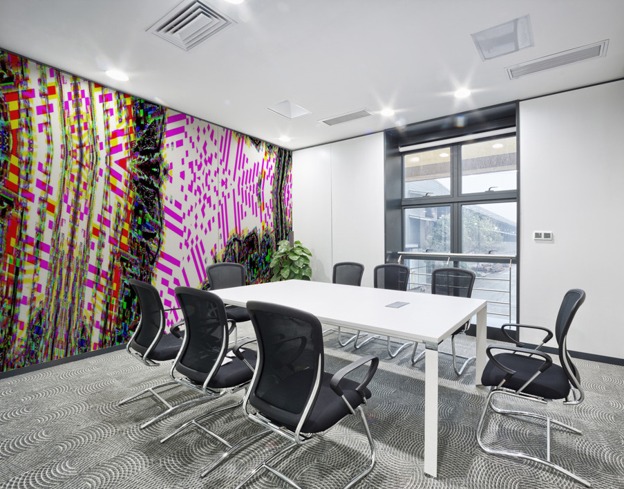 Blue angel art abstract design 73 Wall Printing