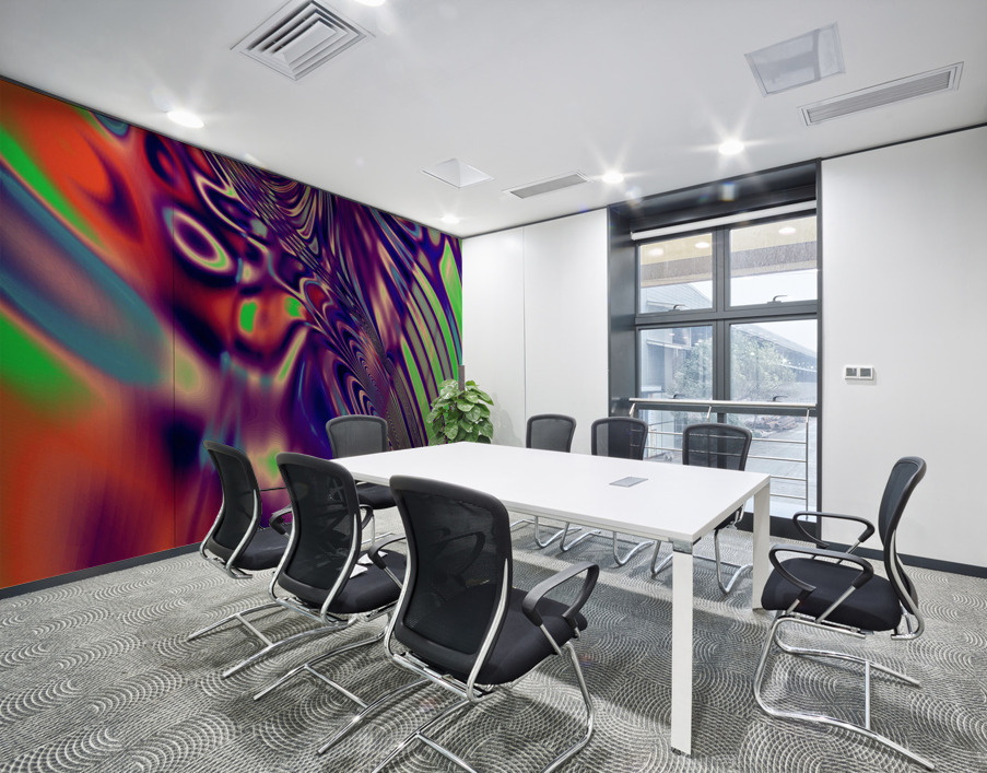 Blue angel art abstract design 53 Wall Printing