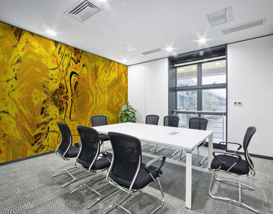 Blue angel art abstract design 61 Wall Printing