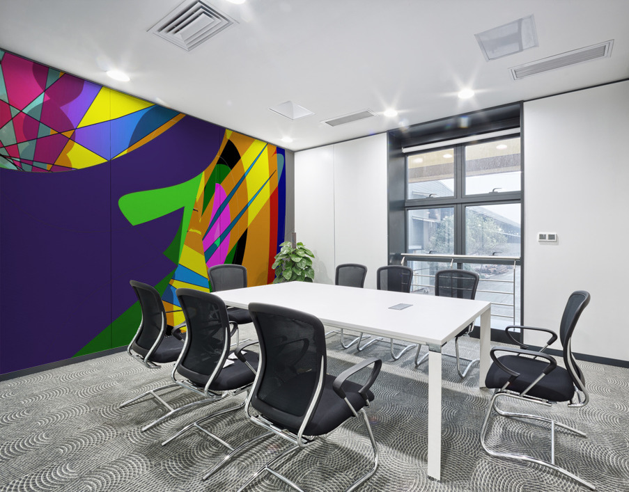 Blue angel art abstract design 139 Wall Printing