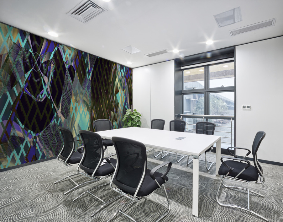 Blue angel art abstract design 137 Wall Printing