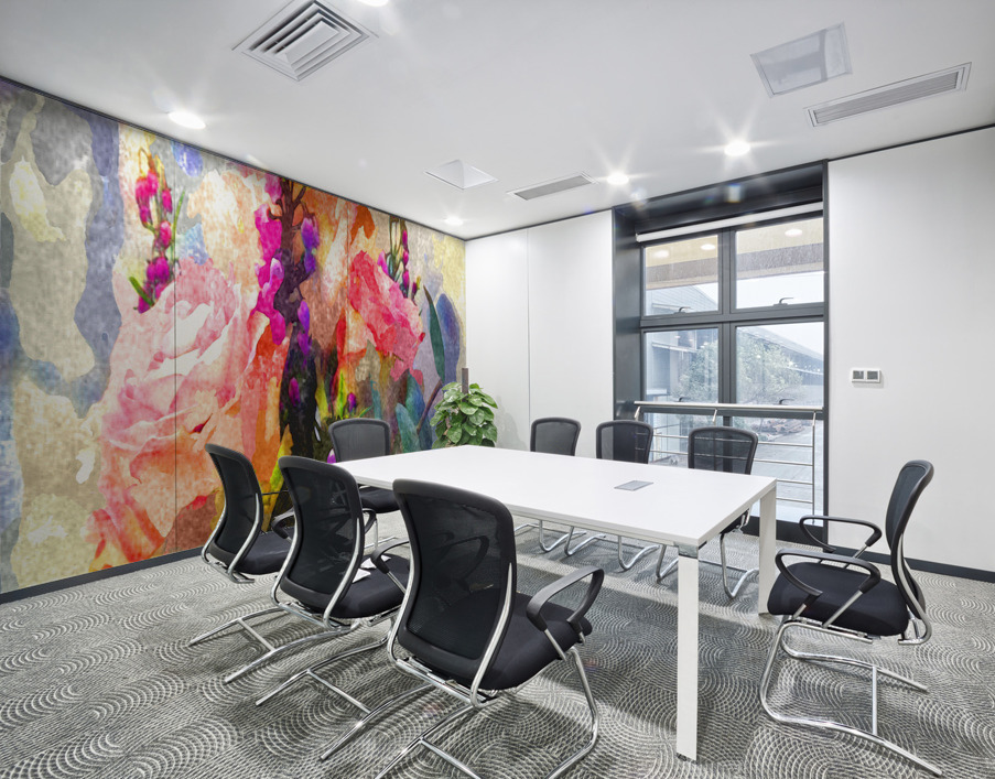 Watercolor Floral 05 Wall Printing