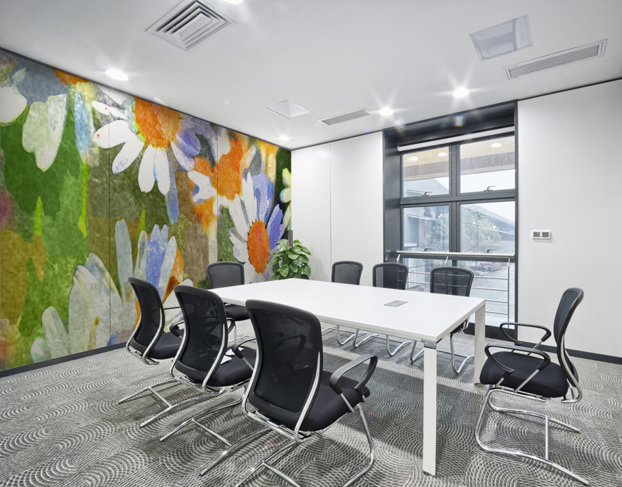 Watercolor Floral 09 Wall Printing