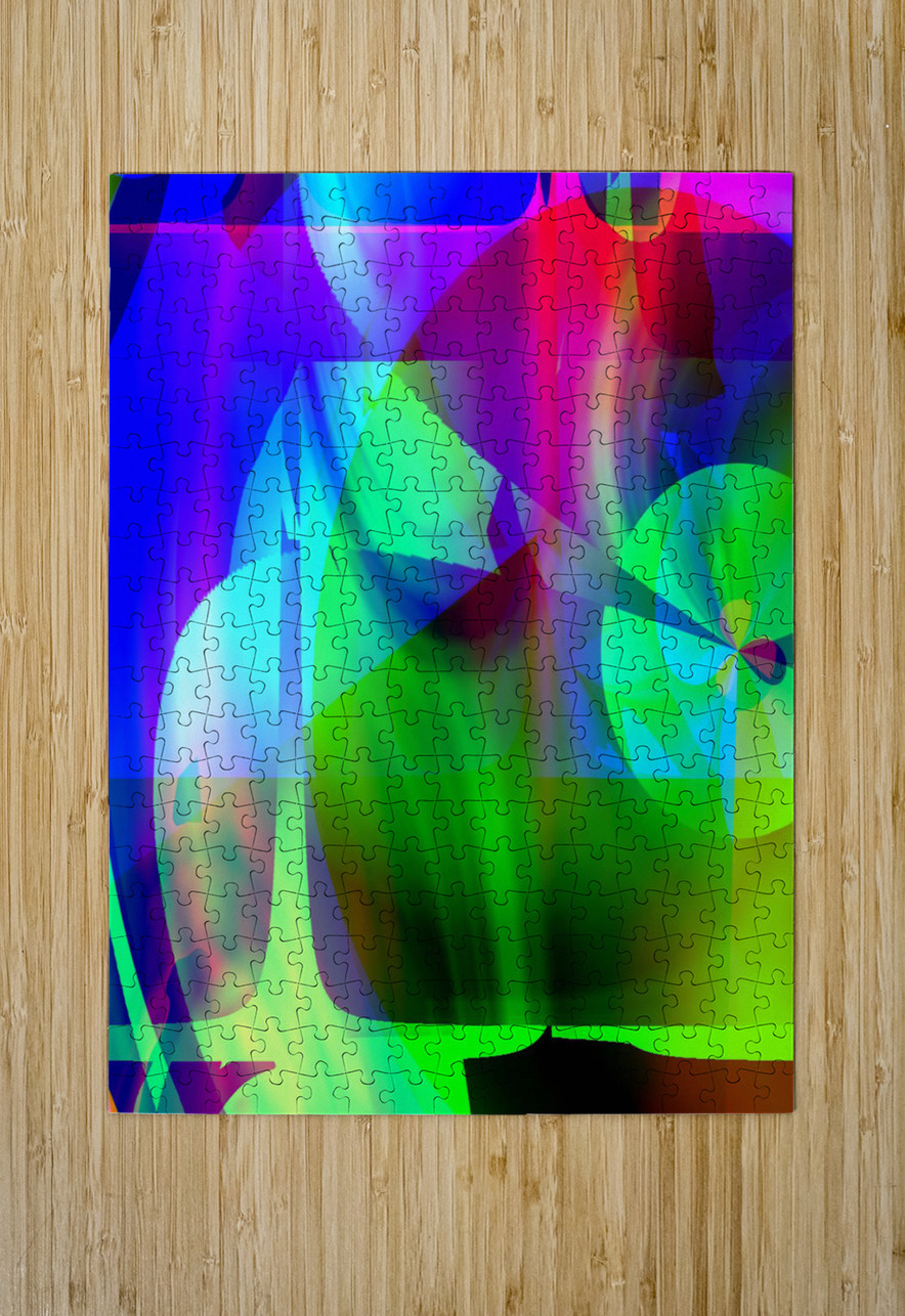 Blue angel art abstract design 41 Designer Art Decor Puzzle printing