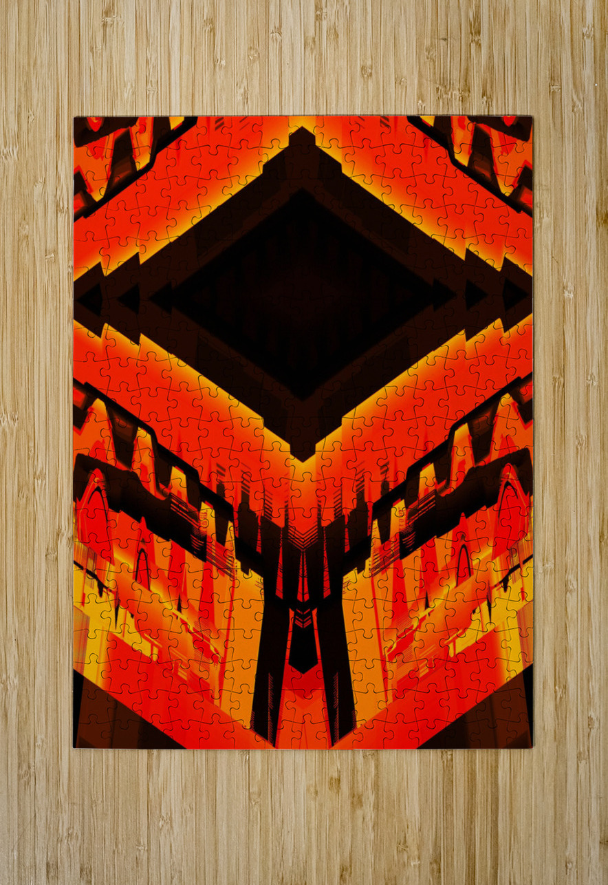 Blue angel art abstract design 50 Designer Art Decor Puzzle printing