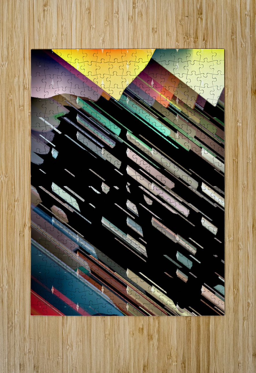 Blue angel art abstract design 25 Designer Art Decor Puzzle printing