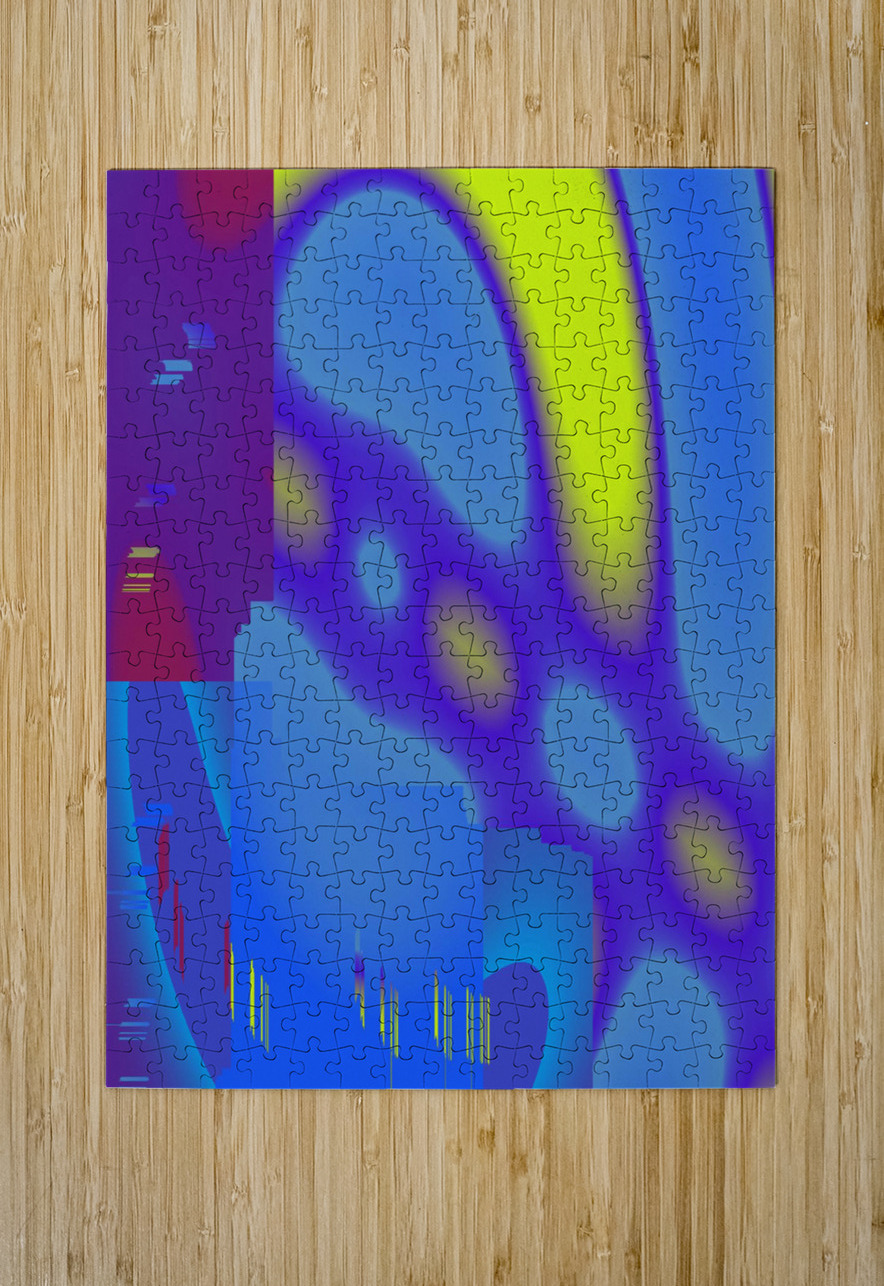 Blue angel art abstract design 43 Designer Art Decor Puzzle printing