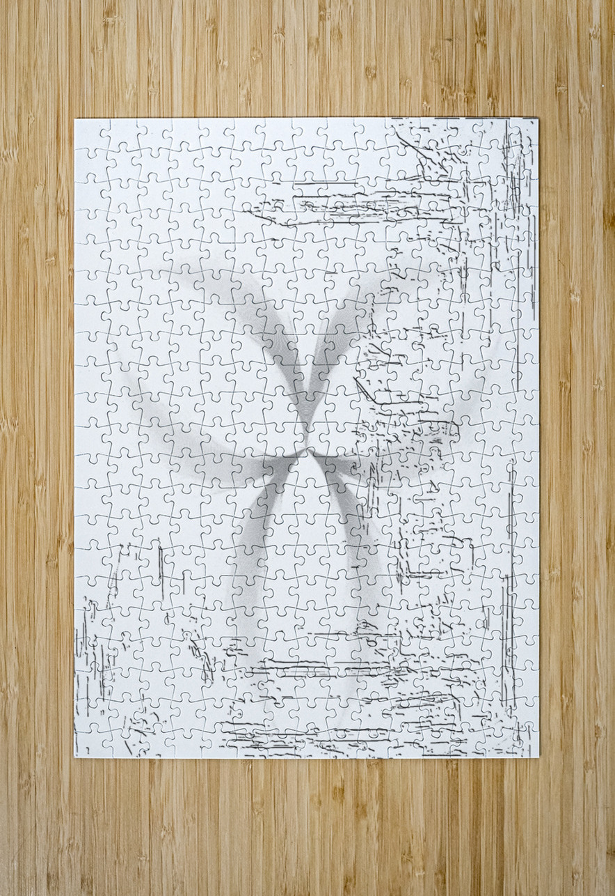 Blue angel art abstract design 24 Designer Art Decor Puzzle printing