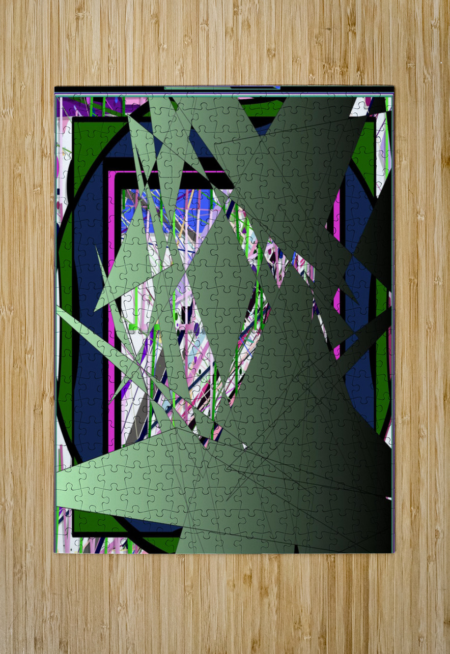 Blue angel art abstract design 16 Designer Art Decor Puzzle printing