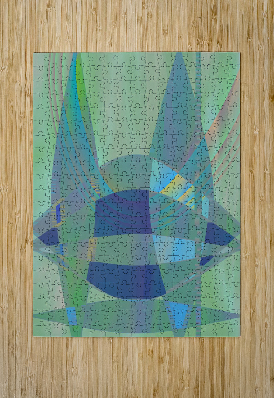 Blue angel art abstract design 7 Designer Art Decor Puzzle printing