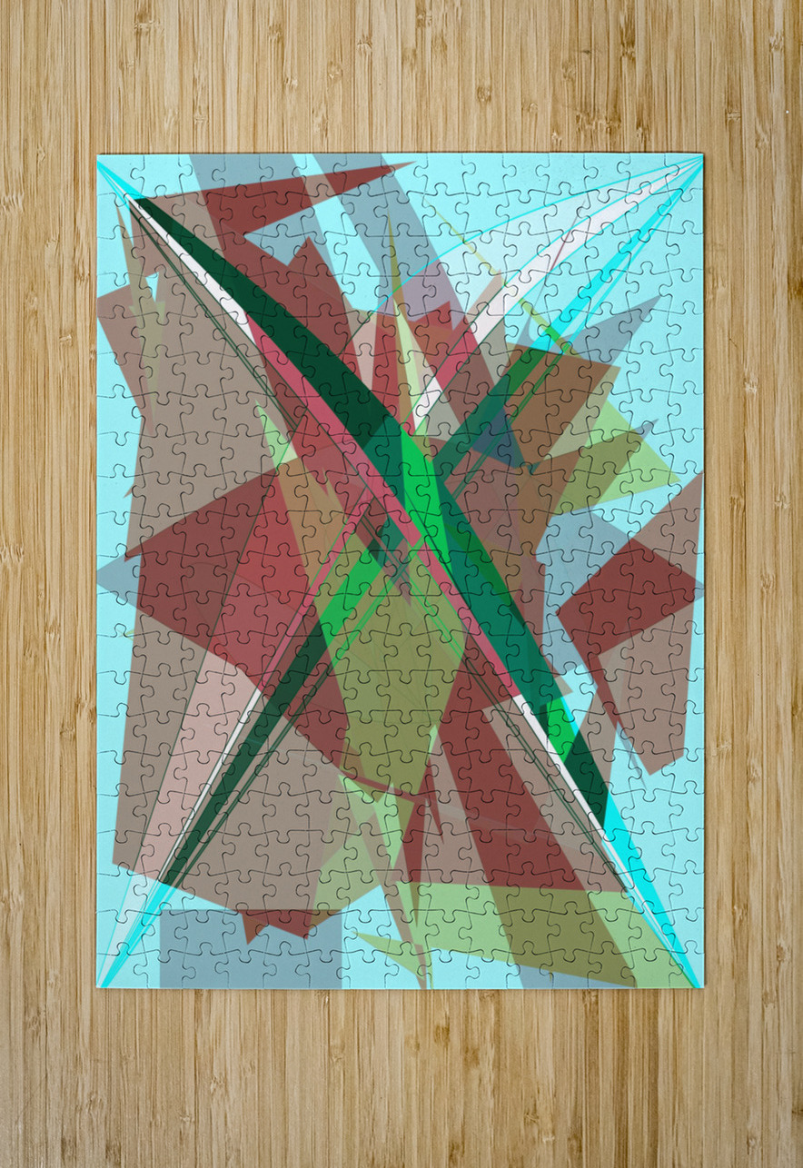 Blue angel art abstract design 44 Designer Art Decor Puzzle printing