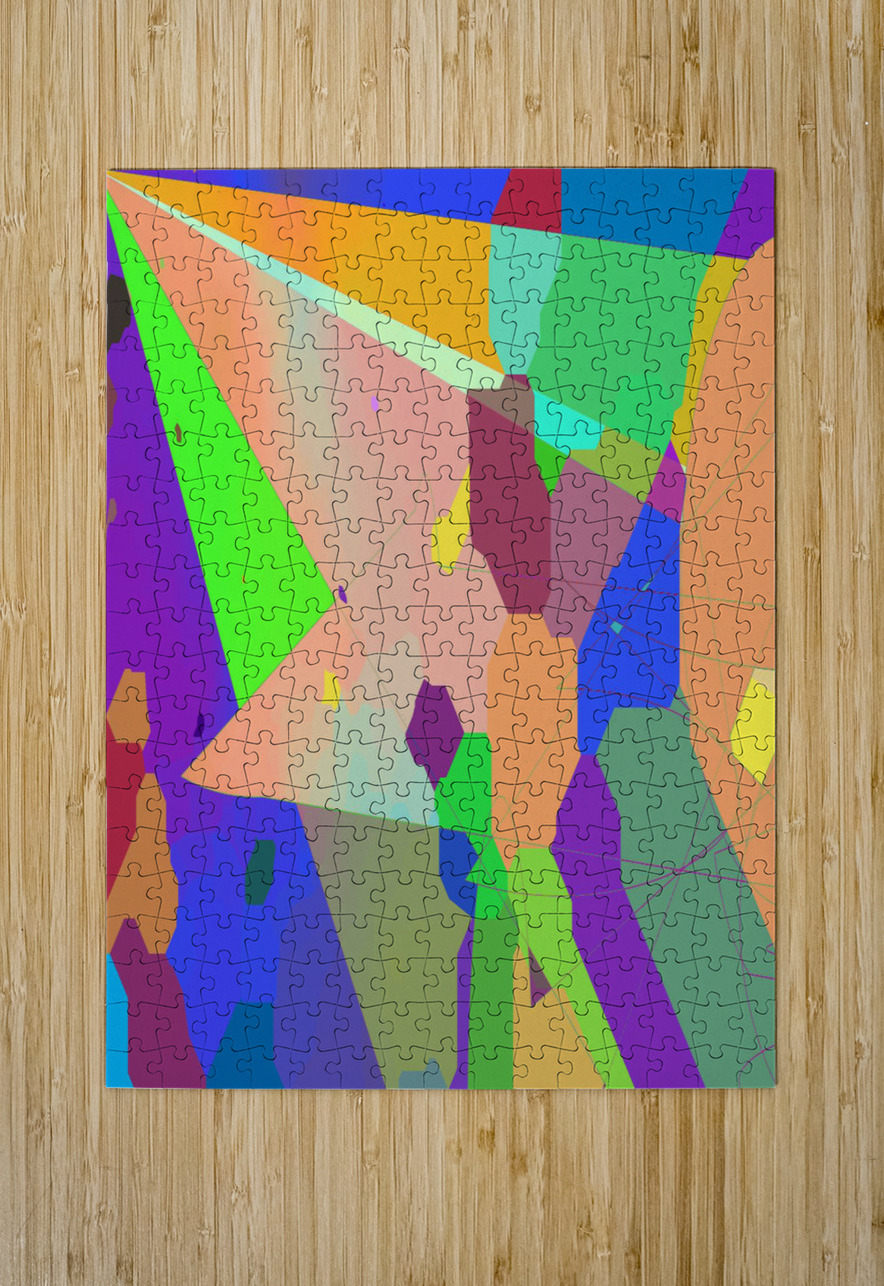 Blue angel art abstract design 1 Designer Art Decor Puzzle printing