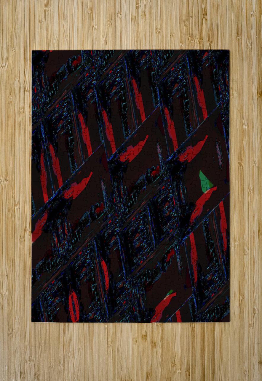 Blue angel art abstract design 31 Designer Art Decor Puzzle printing