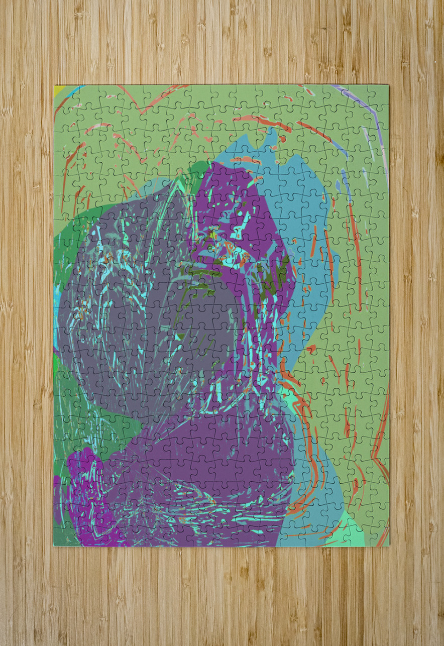 Blue angel art abstract design 46 Designer Art Decor Puzzle printing