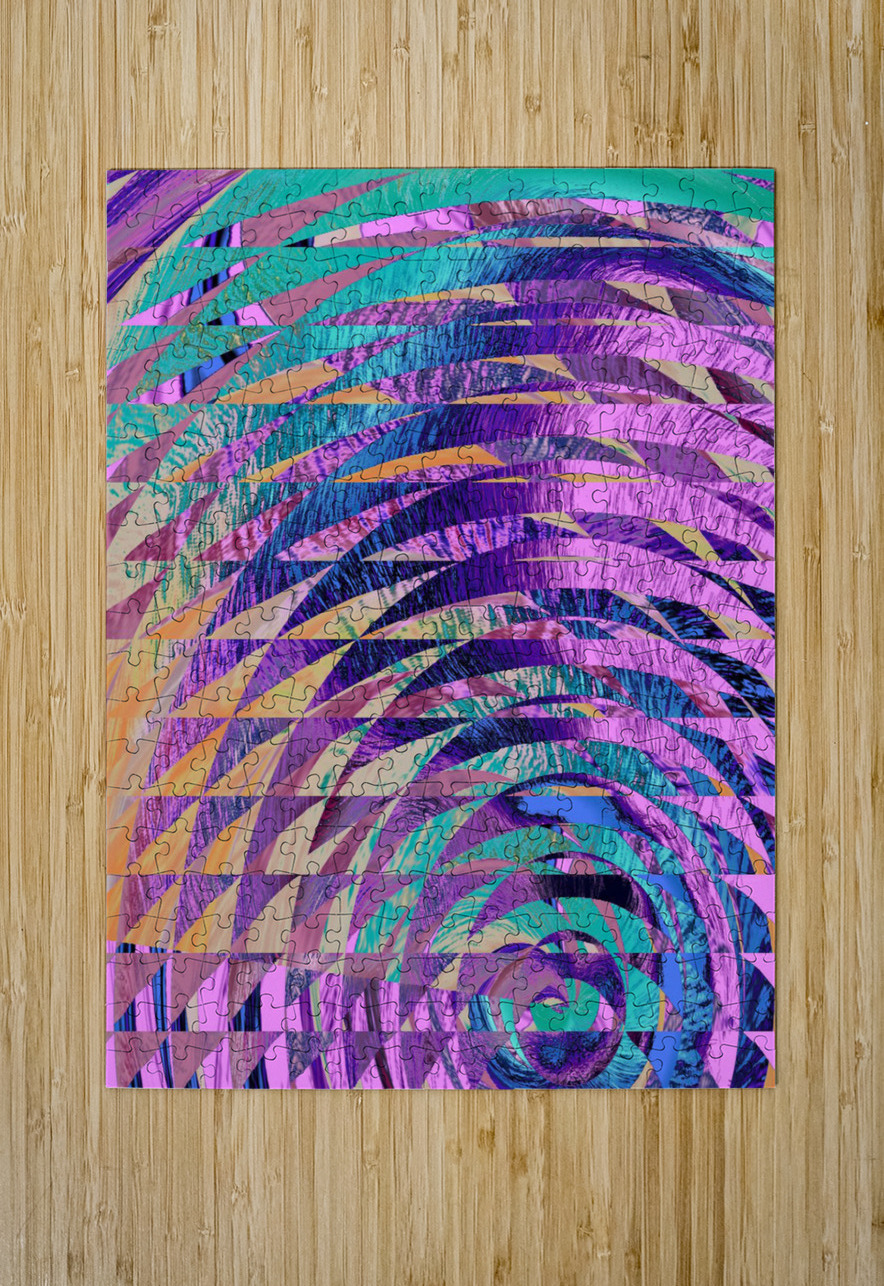 Blue angel art abstract design 5 Designer Art Decor Puzzle printing