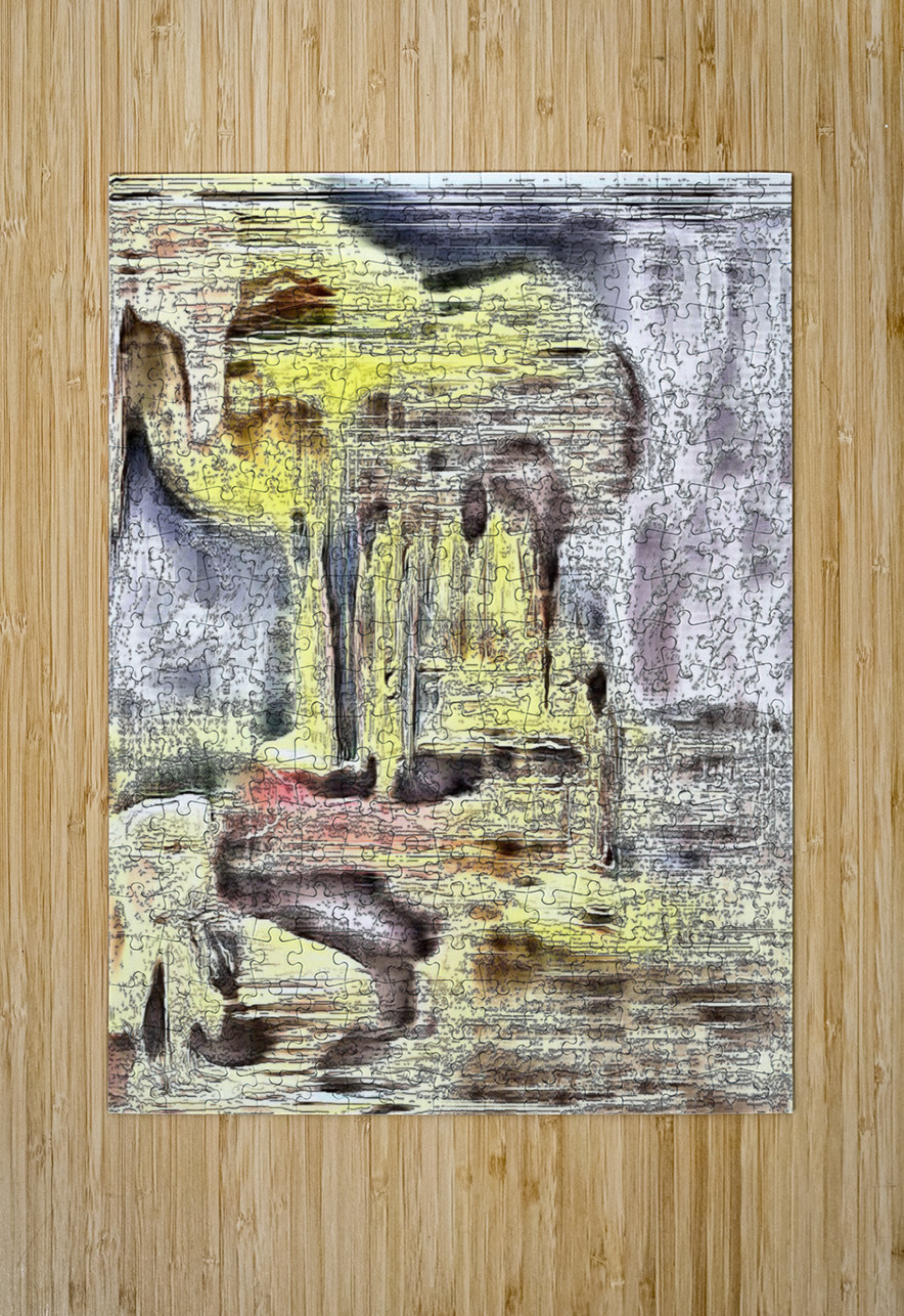 Blue angel art abstract design 15 Designer Art Decor Puzzle printing