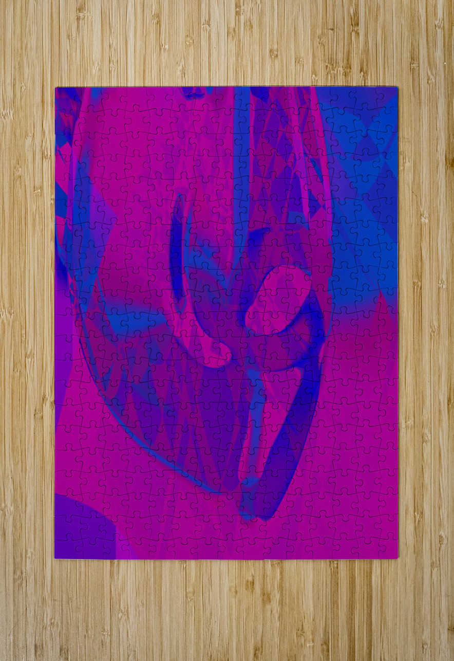 Blue angel art abstract design 4 Designer Art Decor Puzzle printing