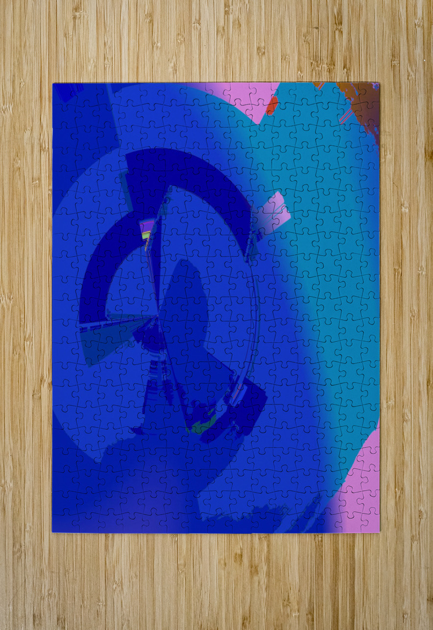 Blue angel art abstract design 9 Designer Art Decor Puzzle printing