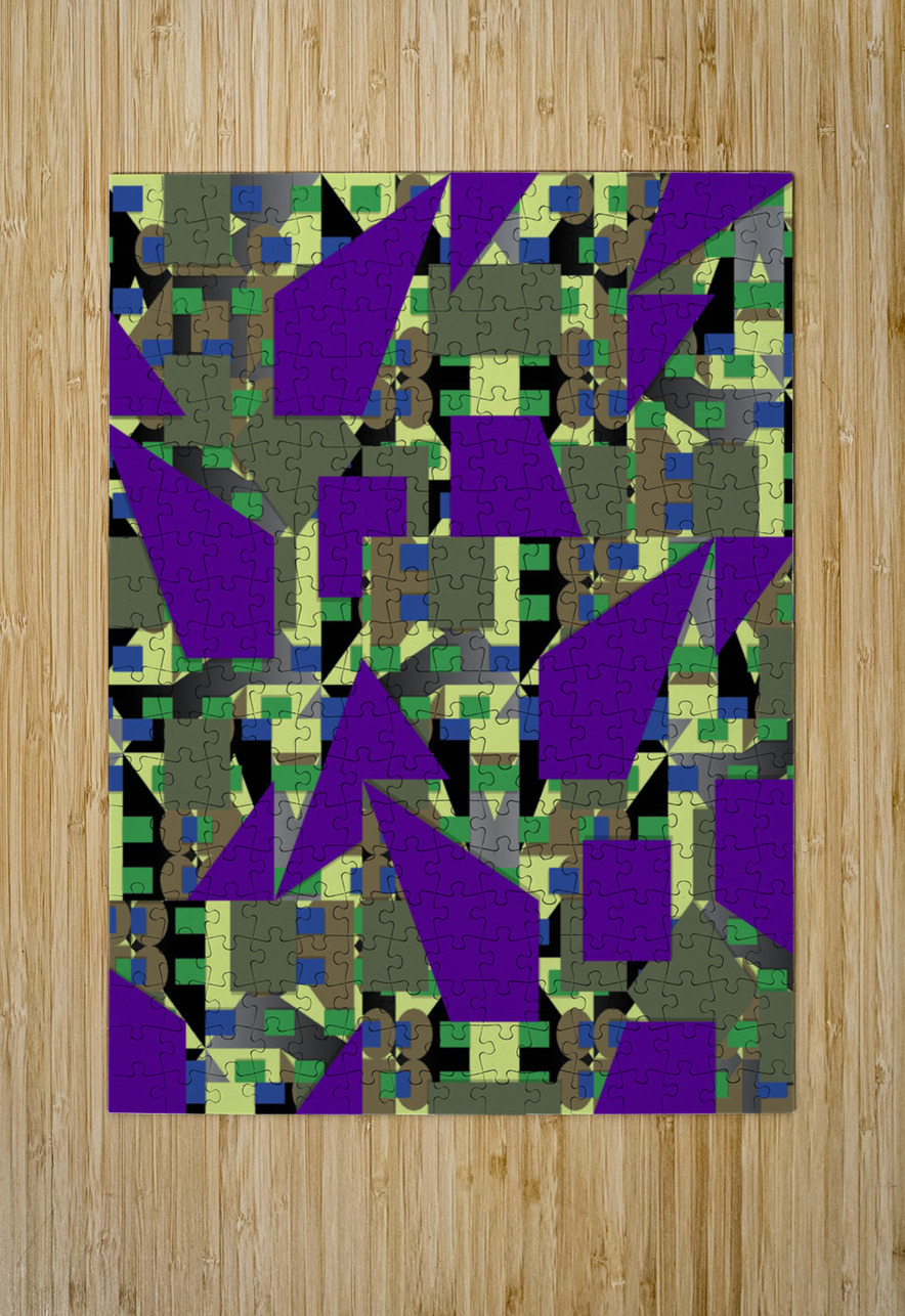 Blue angel art abstract design 99 Designer Art Decor Puzzle printing