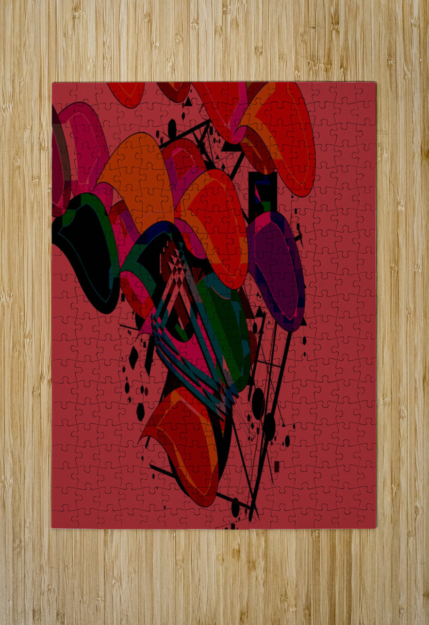 Blue angel art abstract design 68 Designer Art Decor Puzzle printing