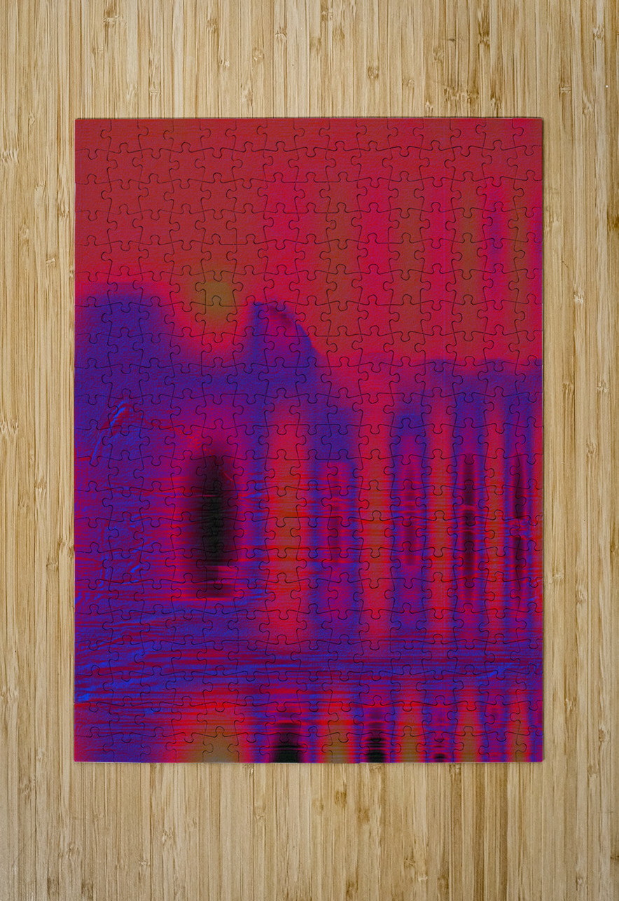 Blue angel art abstract design 77 Designer Art Decor Puzzle printing