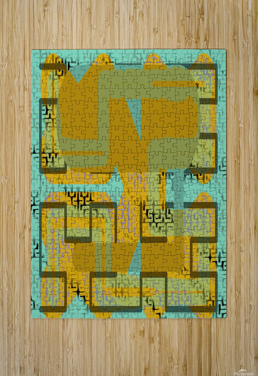 Blue angel art abstract design 81 Designer Art Decor Puzzle printing