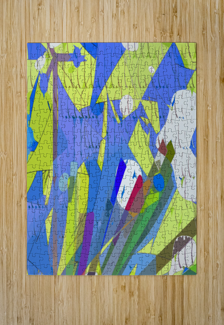 Blue angel art abstract design 97 Designer Art Decor Puzzle printing