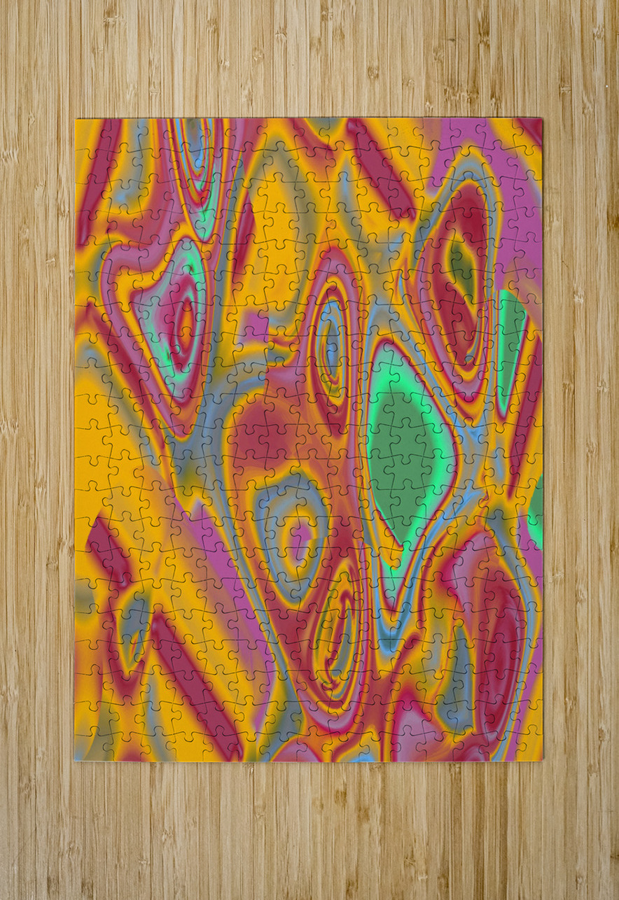 Blue angel art abstract design 76 Designer Art Decor Puzzle printing