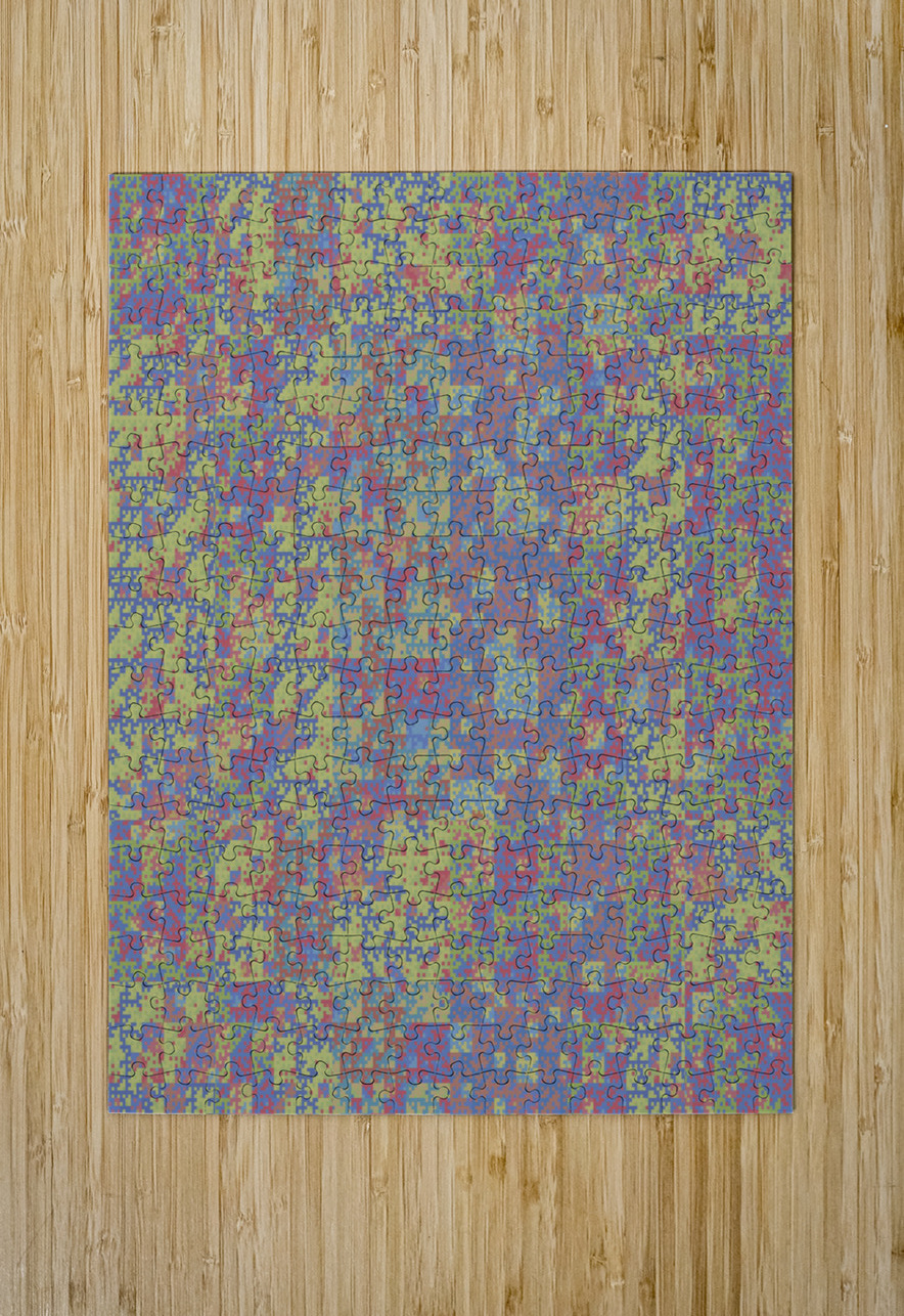 Blue angel art abstract design 66 Designer Art Decor Puzzle printing