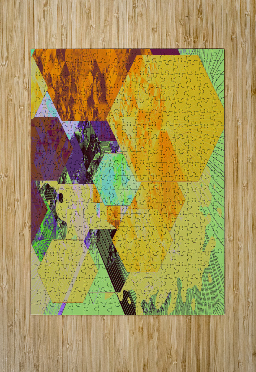 Blue angel art abstract design 88 Designer Art Decor Puzzle printing