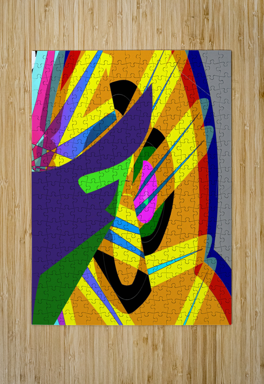 Blue angel art abstract design 139 Designer Art Decor Puzzle printing